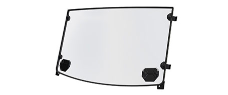 Hard Coat Poly Windshield - Vented