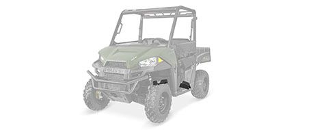 back A-Arm Guards for a pro-xd mid-size utv