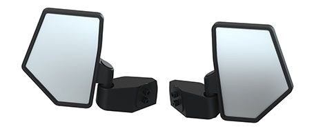 door mounted Side View Mirrors for a pro-xd mid-size utv