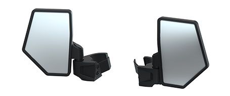 rops mounted Side View Mirrors for a pro-xd mid-size utv