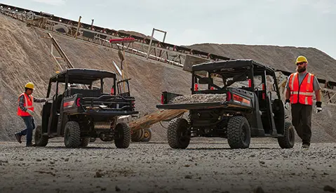 View Utility Vehicles for Mining, Quarries, and Refineries.