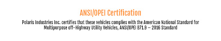 ANSI/OPEI Certification