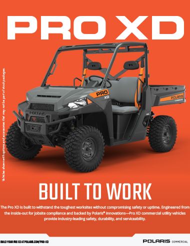 Polaris Pro XD diesel models brochure.
