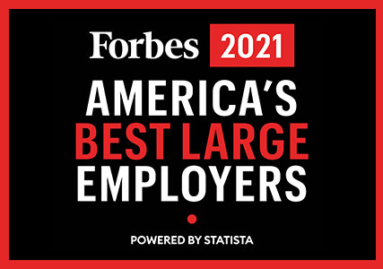 Polaris is one of Forbes America's Best Large Employers for 2021