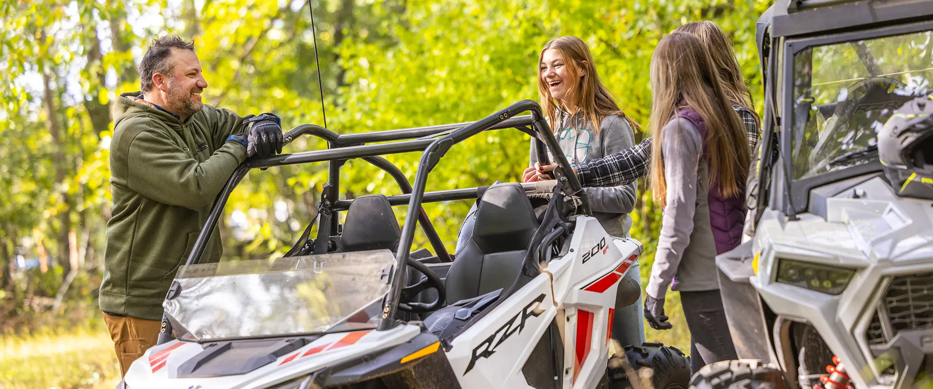front view of a RZR 200