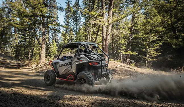 Rear view of the RZR Trail S