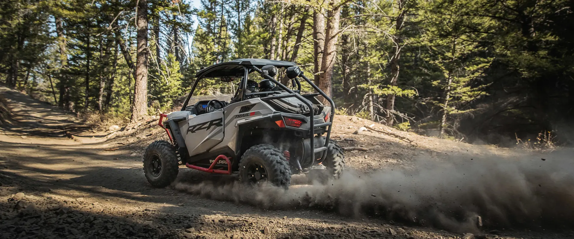 Rear view of the RZR Trail S