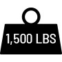 1,500 pounds of available box capacity.