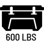 600 lbs carrying capacity.