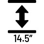 Up to 14.5-inches of Ground Clearance.