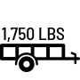 1,750 lbs available towing capacity.
