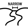 Narrow trial capability.