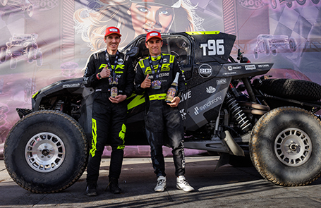 Brock Heger doubles down at the 2026 Mint 400, delivering back-to-back overall victories for Polaris in the RZR Pro R factory
