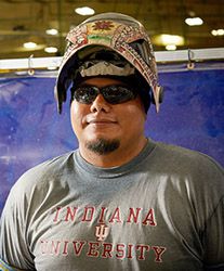 A Polaris employee working at the plant
