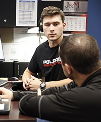 A Polaris customer service employee