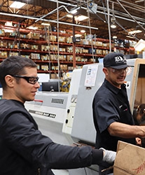 A Polaris manufacturing employee