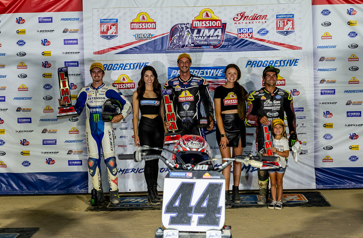 Indian Motorcycle wins at Lime half-mile