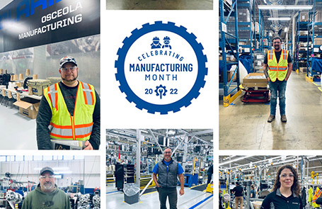 Manufacturing supervisors at Polaris Osceola plant