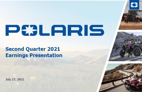 Polaris Second Quarter 2021 Earnings Results