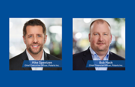 Polaris Names Michael Speetzen as CEO and Bob Mack as CFO