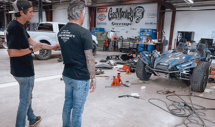 Richard Rawlings & Gas Monkey Garage with Polaris Slingshot on One-of-a-kind | Polaris