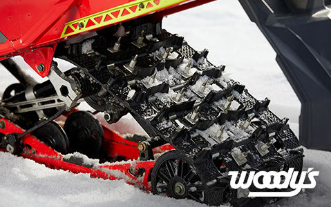 Woody's track accessories for Polaris Snowmobiles.