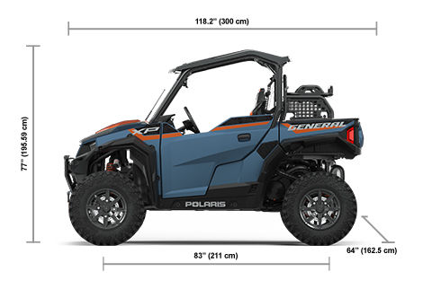 GENERAL XP 1000 Trailhead Edition Matte Blue Slate Metallic Specifications