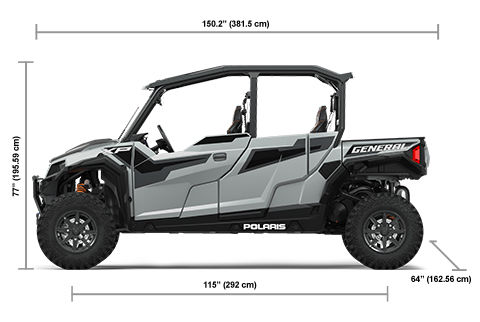 Especificaciones de la edición Ride Command del GENERAL XP 4 1000 Deluxe blanco fantasma metálico