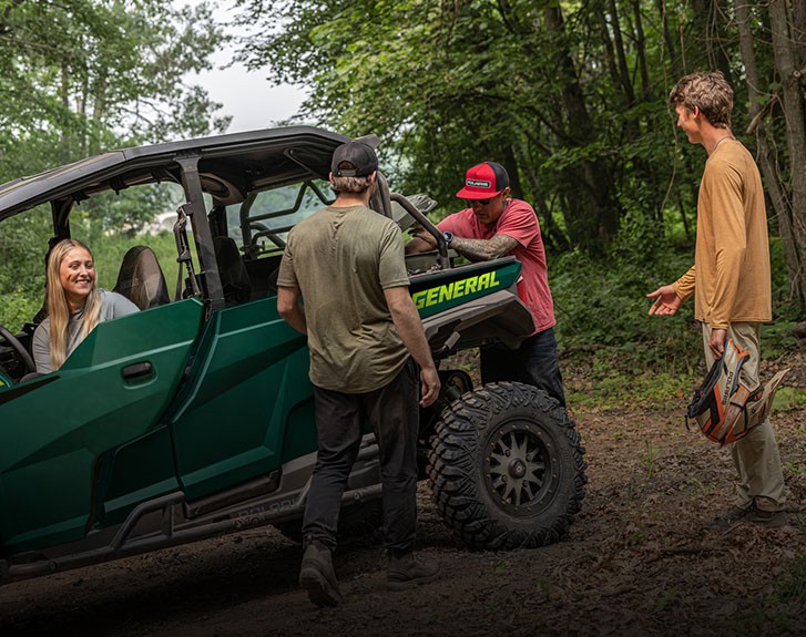 Explore accessories from the Trail Package for the 2027 Polaris GENERAL XP 1000 side-by-side.