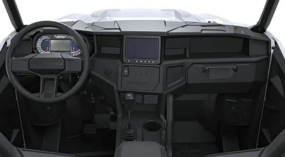 Interior dash of a 2027 Polaris GENERAL XP 1000 SxS.