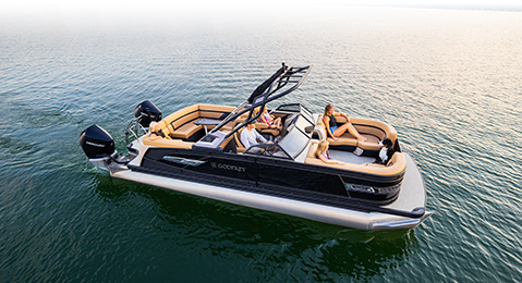 Godfrey AquaPatio Series pontoon boats.