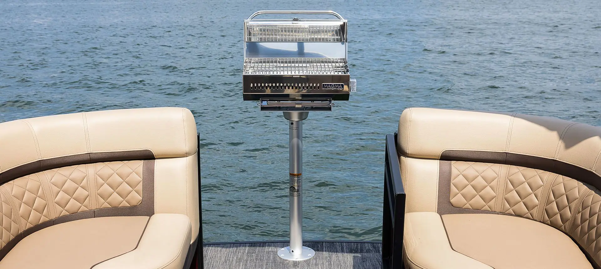Pic of people on the Monaco Split Bench boat
