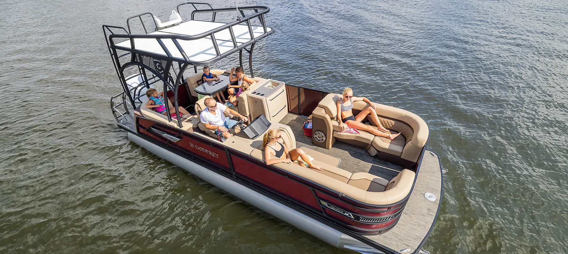 Specs Godfrey AquaPatio 255 SDE Godfrey Pontoon