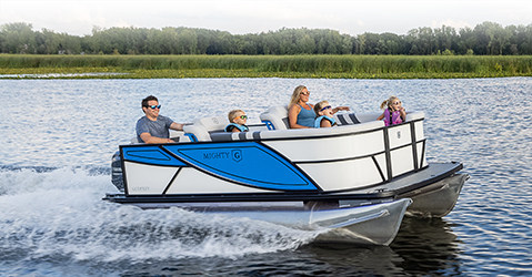 Godfrey Mighty G Series pontoon boats.