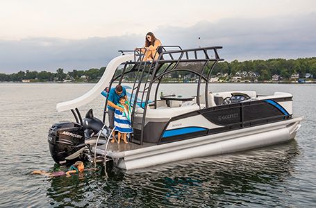 Custom Inboard Pontoon Used Inboard Pontoon Boats