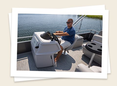 Fishing Boat Captains Chair Stock Photo - Download Image Now