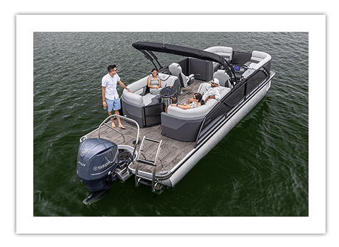 Wood Pontoon Boat Decking The Deck | Pontoon Boats 101