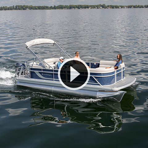 How to Operate a Power Canopy on Your Godfrey Boat