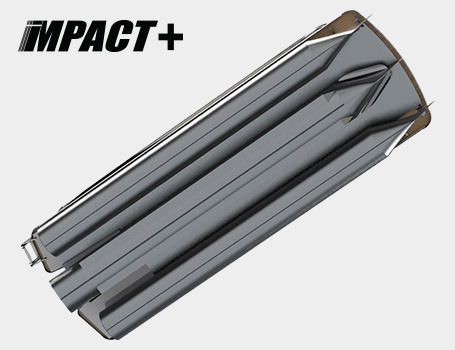 29-inch iMPACT+ Triple Tube design beneath a Godfrey pontoon boat.