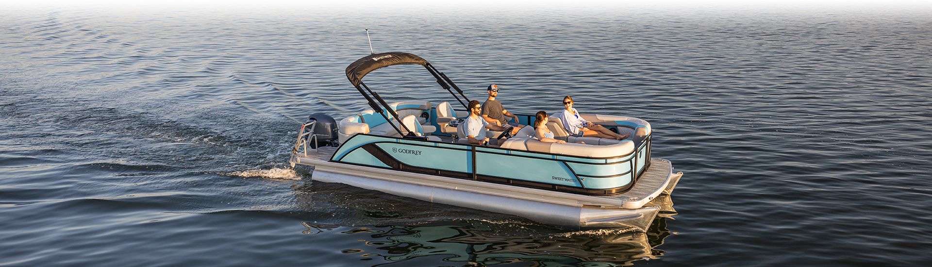 Godfrey Sweetwater Series pontoon boats.