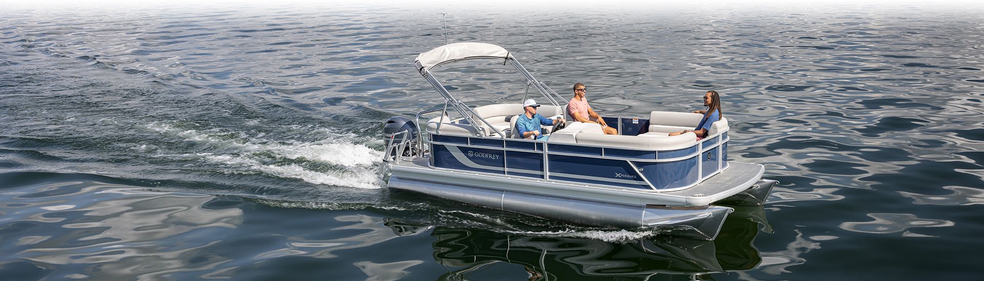 Godfrey Xperience Series pontoon boats.