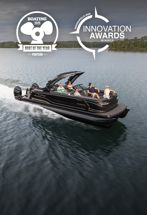 Godfrey Sanpan Series - 2025 Pontoon of the Year and Innovation Awards Winner.