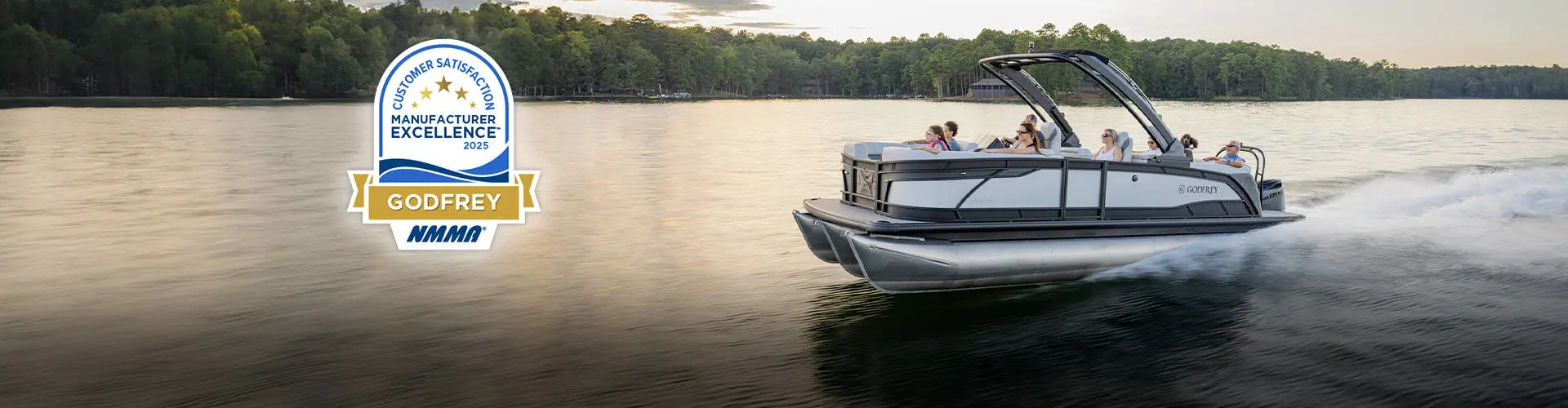 2025 Manufacturer Excellence CSI Award: Godfrey Pontoons. 