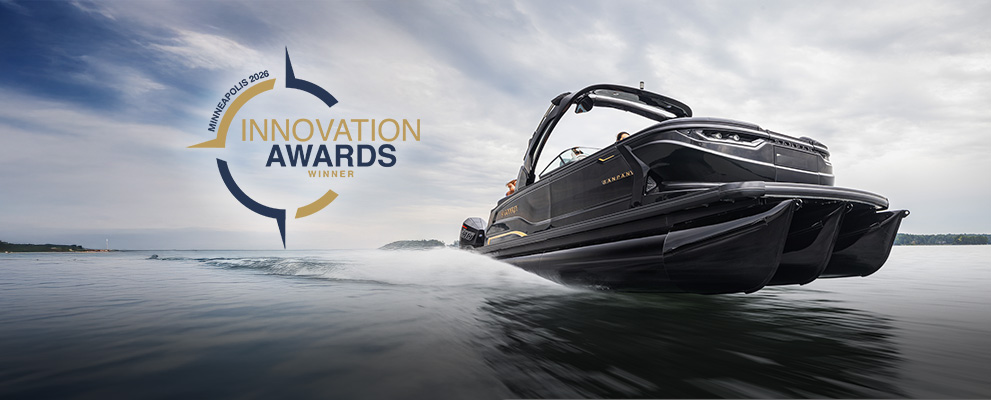 Godfrey Sanpan Wins 2026 NMMA Innovation Award | Godfrey Pontoon