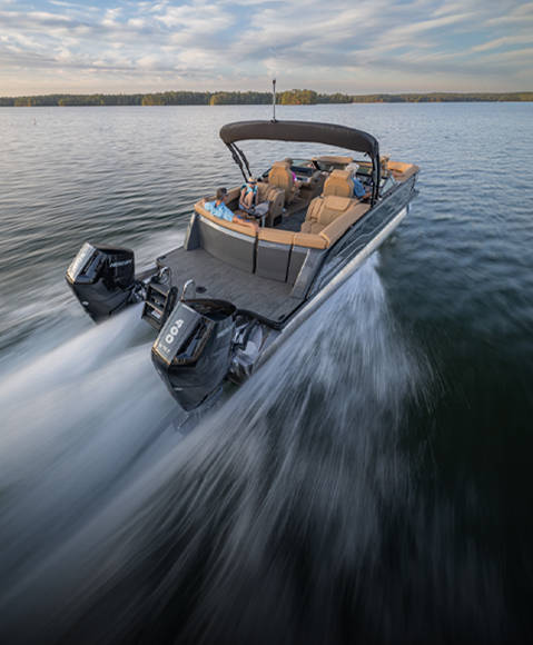 Explore Godfrey pontoon boats with the Twin layout.