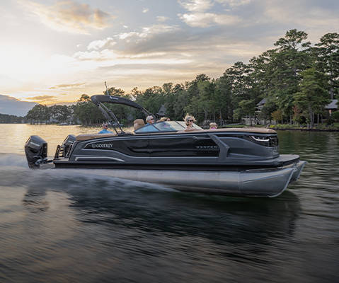 Explore Godfrey pontoon construction.