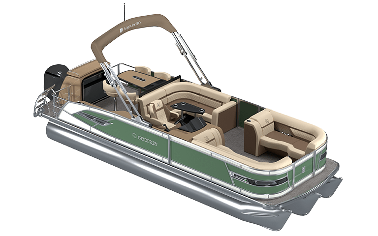 Explore Godfrey AquaPatio Entertainment pontoons.