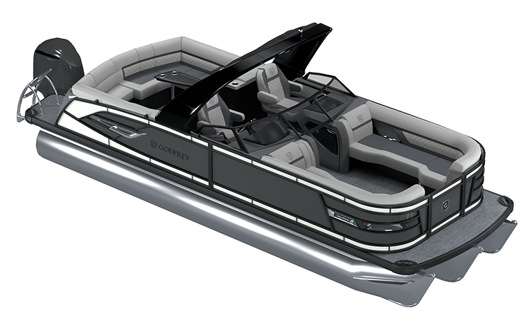 Explore Godfrey AquaPatio Lounge pontoons.