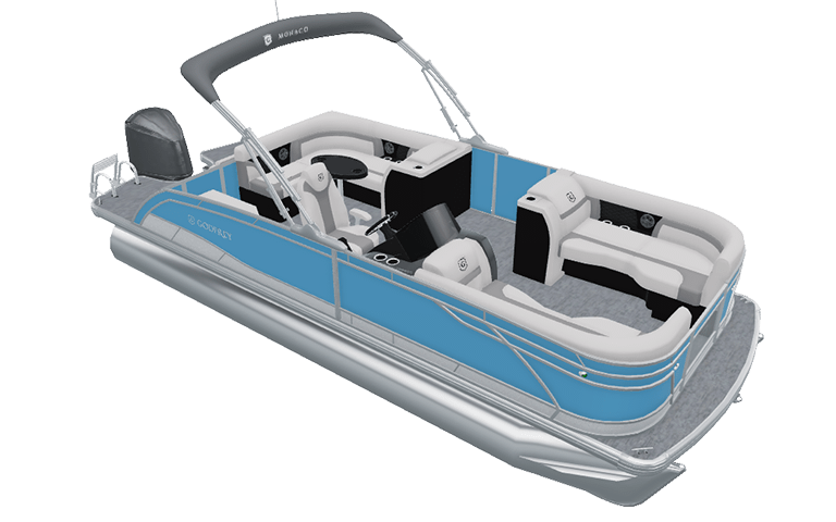 Explore Godfrey Monaco Cruise pontoons.