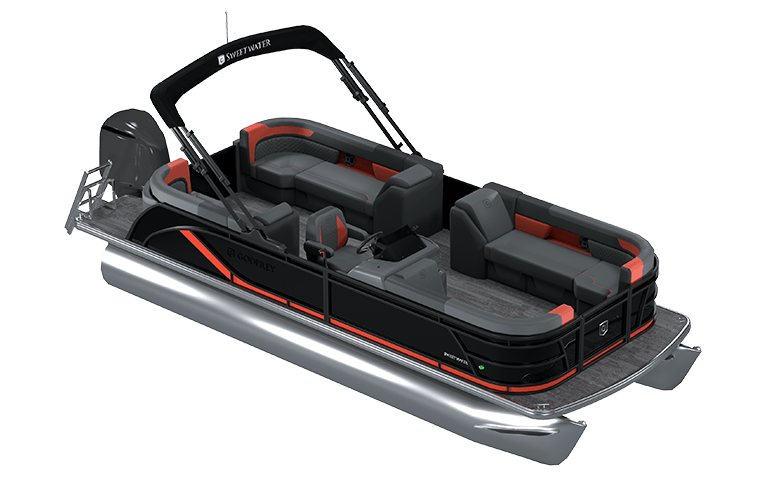 Explore Godfrey Sweetwater Split Bench pontoons.